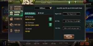 Nạp tiền B52club